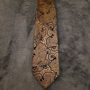 Dolce & Gabbana Cravatte, Made In Italy, Bronze Metallic Two Tone , 100% Silk